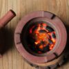 Handmade Chaozhou Red Clay Hand Carving Gongfu Tea Stove