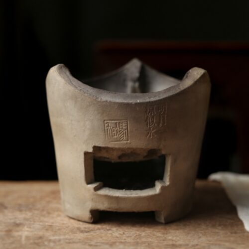 Handmade Chaozhou White Clay Tea Poem Gongfu Tea Stove