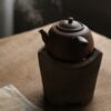 Handmade Chaozhou White Clay Tea Poem Gongfu Tea Stove