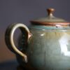 Crude Pottery Basjoo Green Kung Fu Teapot
