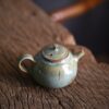 Crude Pottery Basjoo Green Kung Fu Teapot