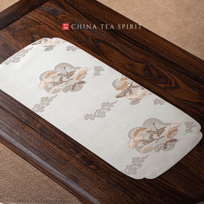 Small Size Brocade Chinese Style Tea Mat