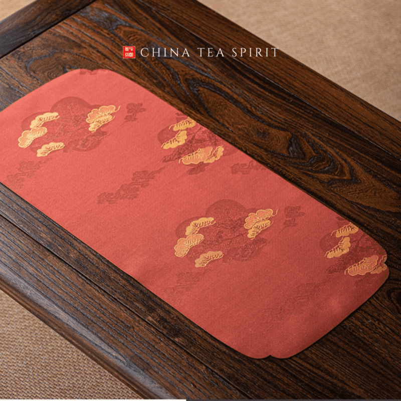 Small Size Brocade Chinese Style Tea Mat