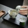 Creative Grey Glaze Ceramic Cute Lucky Tiger Gaiwan