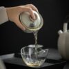 Creative Grey Glaze Ceramic Cute Lucky Tiger Gaiwan