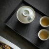 Creative Grey Glaze Ceramic Cute Lucky Tiger Gaiwan