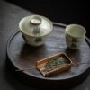 Creative Grey Glaze Ceramic Cute Lucky Tiger Gaiwan