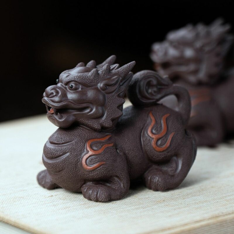 Creative Wealth Attracting Zini Fire Pixiu Beast Tea Pet