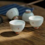 Forbidden City Style Ceramic Gourd Painting Tea Cup