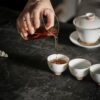 Forbidden City Style Ceramic Gourd Painting Tea Cup