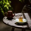 Handmade Ceramic Cute Baby Leopard Wealth Attracting Tea Pet