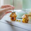 Handmade Ceramic Cute Baby Leopard Wealth Attracting Tea Pet