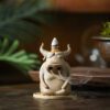 Handmade Creative Zen Style Ceramics Bull Tea Pet Incense Burner