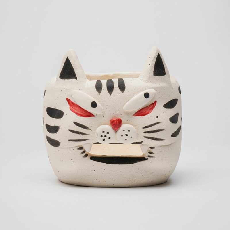 Handmade Crude Pottery Cute Rabbit Tiger Gongfu Tea Stove