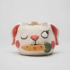 Handmade Crude Pottery Cute Rabbit Tiger Gongfu Tea Stove