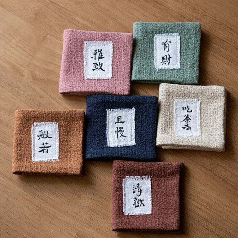 Simple Chic Fabric Chinese Style Tea Table Cloth