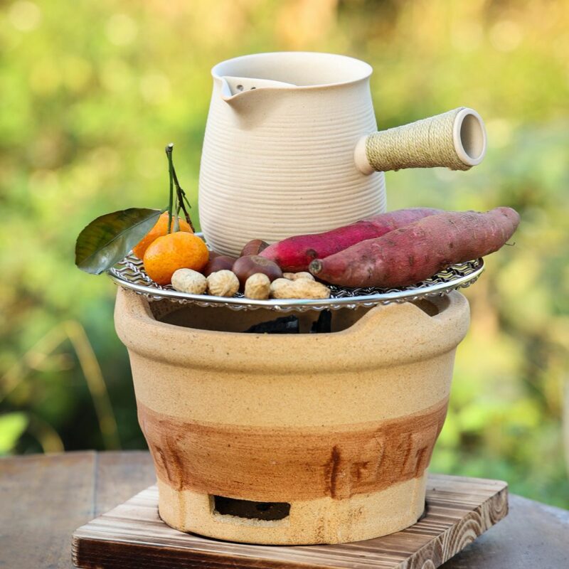 Vintage Chaozhou Clay Chinese Style Gongfu Tea Stove Pottery Pot