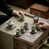 Yue Ware Ceramic Conical Hat Shape Gaiwan
