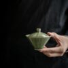 Yue Ware Ceramic Conical Hat Shape Gaiwan