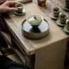 Yue Ware Ceramic Conical Hat Shape Gaiwan
