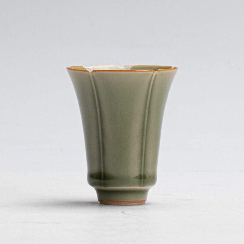 Yue Ware Ceramic Flower Shaped Tea Cup
