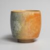 Handmade Kiln Transmutation Ceramic Pine Needle Pattern Kung Fu Tea Cup
