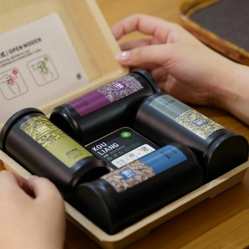 Chinese Tea Box Set 4-Flavor Loose Leaf Collection