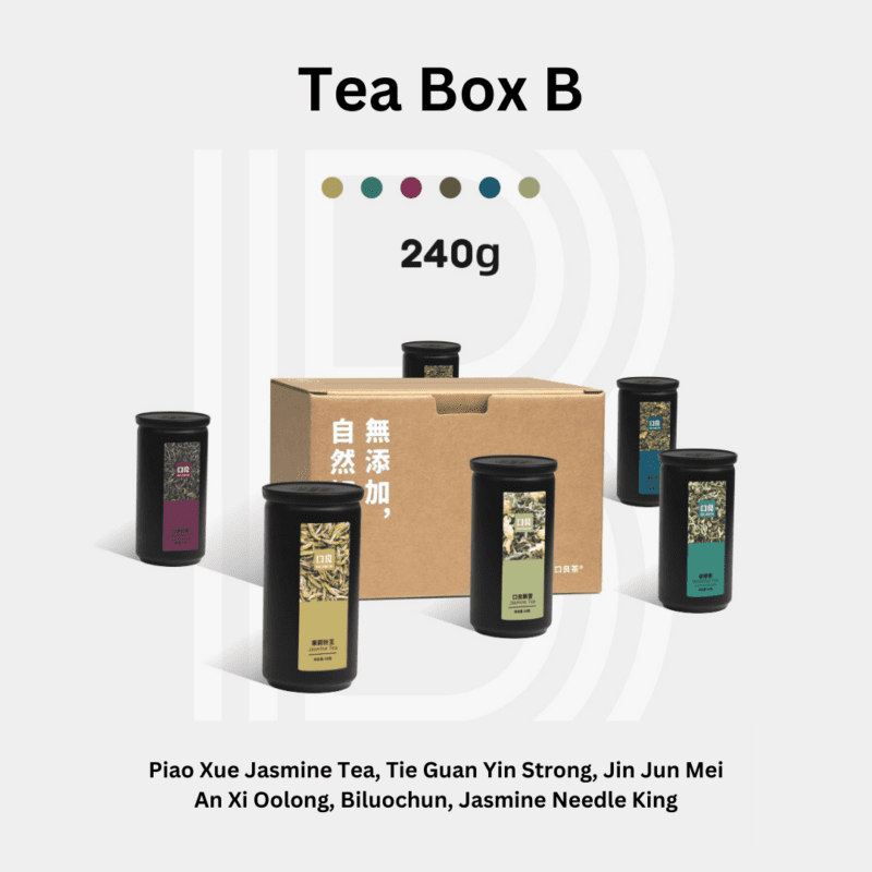 Chinese Tea Box Set 6-Flavor Loose Leaf Collection
