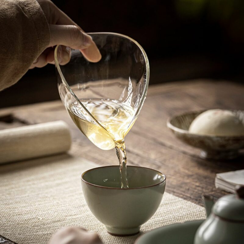 Simple Chic Thickened Glass Small Boat Fair Cup Gong Dao Bei