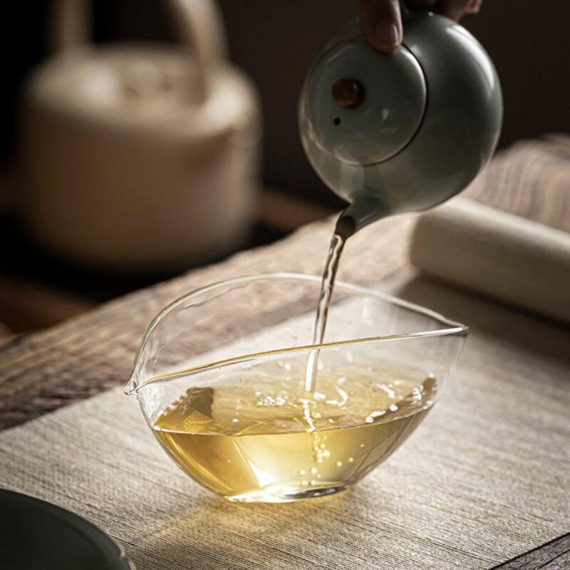 Simple Chic Thickened Glass Small Boat Fair Cup Gong Dao Bei