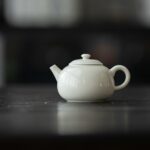 Grey Glaze Simple Chic Ceramic Vintage Kung Fu Teapot