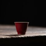 Chinese Style Anti Scald Ceramic Chinese Red Tea Cup