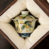 Handmade Qinghua Wucai Ceramic A Garden of Osmanthus 100ml Gaiwan