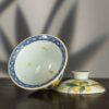 Handmade Qinghua Wucai Ceramic A Garden of Osmanthus 100ml Gaiwan