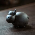 Creative Zisha Yixing Clay Cute Smiling Cow Tea Pet