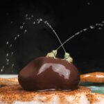 Creative Zisha Yixing Clay Two Spraying Frog On Rock Tea Pet