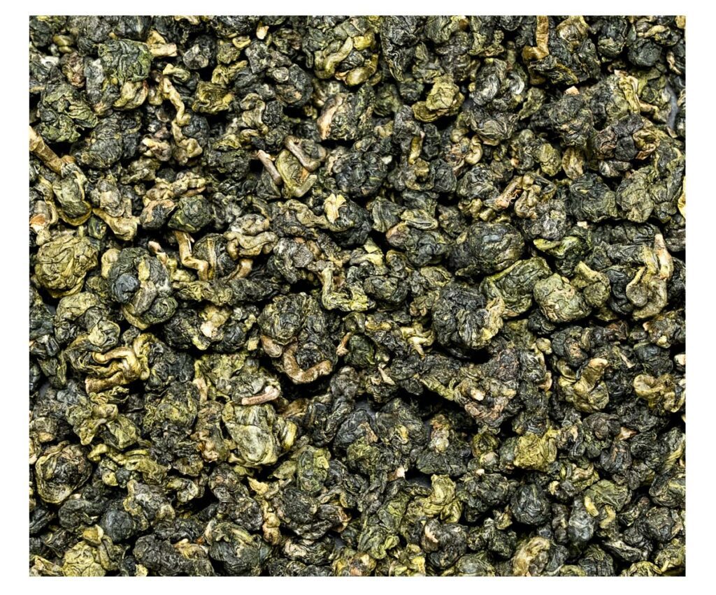 Dry tea leaves