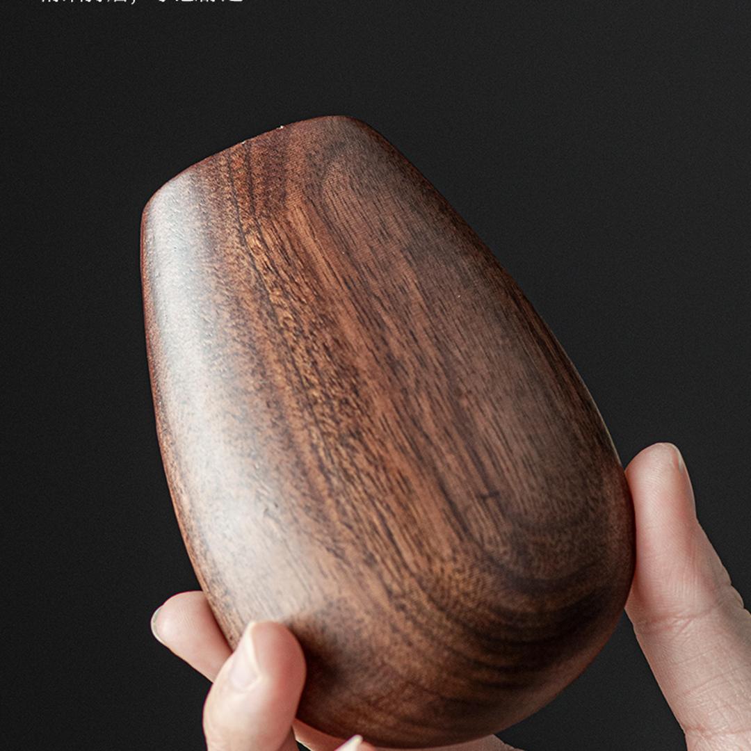 Aesthetic Walnut Plum Blossom Carving Kung Fu ChaZe - China Tea Spirit