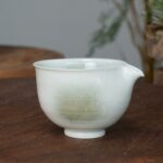 Gradient Glaze Ceramic Milky Moss Green 140ml Fair Cup Gong Dao Bei