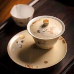 "The Dance of the Auspicious Crane" Premium Designer Gaiwan Tea Set