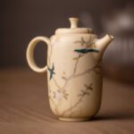 Daylilies and Warblers Premium Designer Teapot