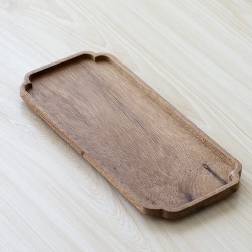 Simple Chic Walnut Wood Kung Fu Tea Tray