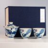 Handmade Hand-painted Ceramic Dance Of The Peacock 100ml Gaiwan (1)
