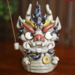 Handmade Creative Ceramic Baby Dragon Incense Holder Tea Pet