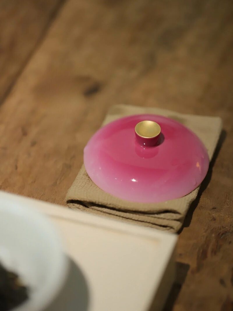 Blushing Girl Gradient Pink Premium Designer 110ml Gaiwan