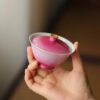 Blushing Girl Gradient Pink Premium Designer 110ml Gaiwan