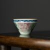 Hand-painted Vintage Ceramics Butterfly dance in hydrangea Gaiwan Tea Set