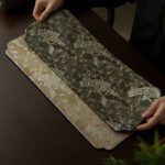 Chinese Style Aesthetic Brocade Crane Tea Mat