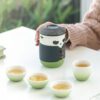 Creative Ceramic Panda Travel Kung Fu Tea Set (3)