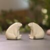 Handmade Zisha Yixing Clay Adorkable Pollar Bear Tea Pet